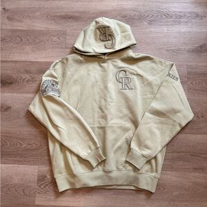 Men’s Pro Standard Colorado Rockies MLB Sage Green Hooded Sweatshirt